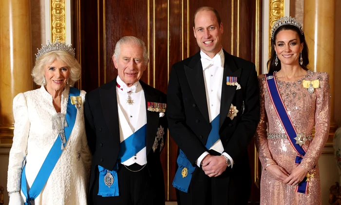 Kate, William, Charles și Camilla la recepția diplomatică, Profimedia jpg
