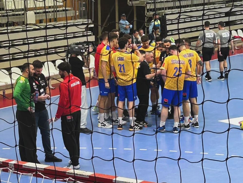 România - Portugalia: 30-37. FOTO Facebook FRH - Federația Română de Handbal 