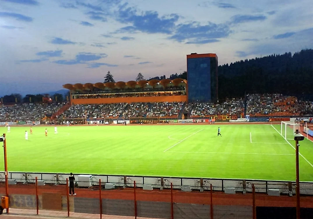 Stadionul din Piatra Neamţ pe care evolua FC Ceahlăul FOTO Dan Sofronia