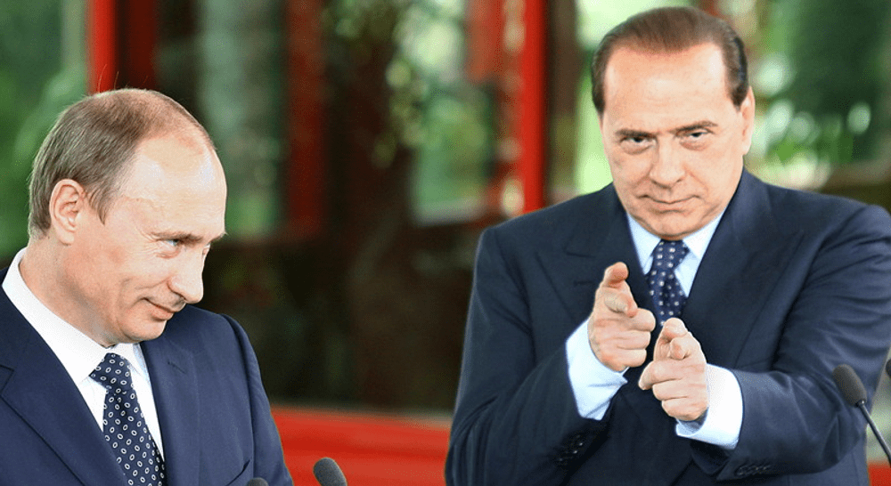 Vorbe dulci şi vodcă, cadoul preşedintelui Putin de ziua lui Silvio Berlusconi