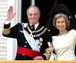 Regele Juan Carlos și Regina Sofia la nunta lui Felipe. FOTO: Getty Images