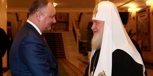 Igor Dodon si patriarhul Kiril foto presedinte.md