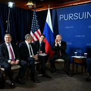 Donald Trump și Putin in Alaska FOTO AFP 