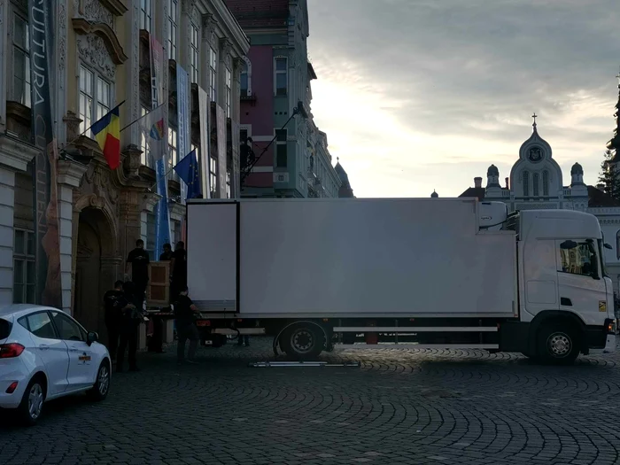 Operațiunea "Brâncuși" la Timișoara FOTO Ștefan Both