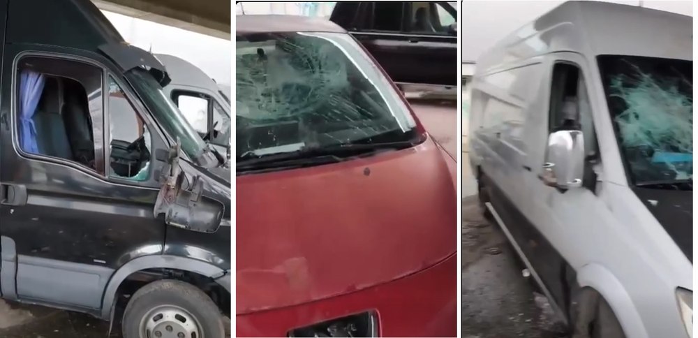 Zeci de mașini vandalizate într-o singură noapte la Târgu Jiu