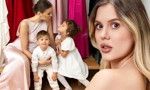 Emily Burghelea însărcinată în același timp cu Rihanna!