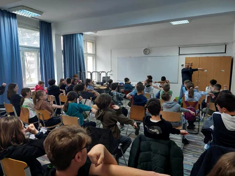 Sport și relaxare la Liceul Lenau FOTO Șefan Both