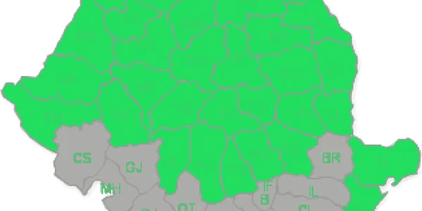 Cod galben de ninsori, valabil până duminică la ora 22.00
