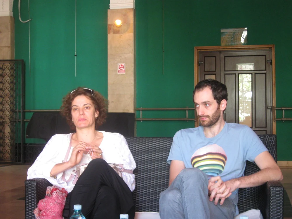 Maia Morgenstern şi fiul ei Tudor Aaron Istodor Foto: Ştefan Both