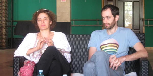 Maia Morgenstern şi fiul ei Tudor Aaron Istodor Foto