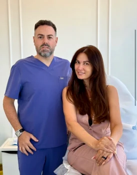 Nicoleta Luciu a recurs la o rinoplastie non-chirurgicală la medicul Iancu Morad foto: arhiva personală