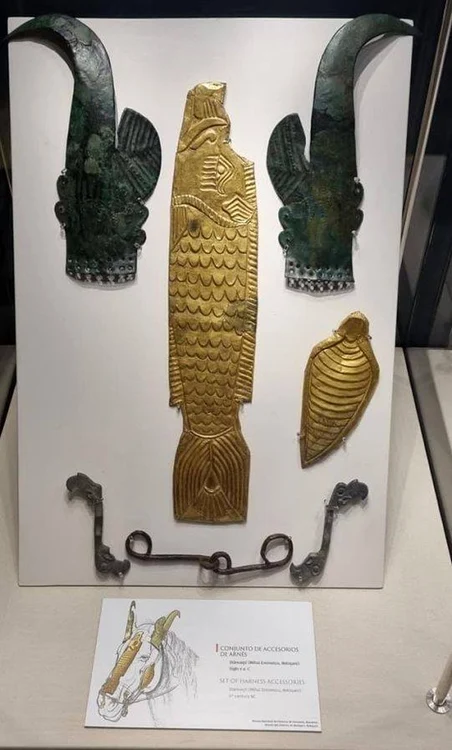 Tezaurul de la Stâncești etalat la Muzeul de Arheologie din Madrid