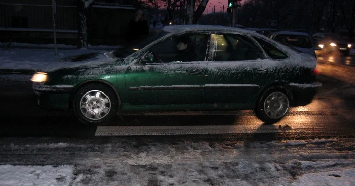 Patinoar pe arterele principale din Timişoara