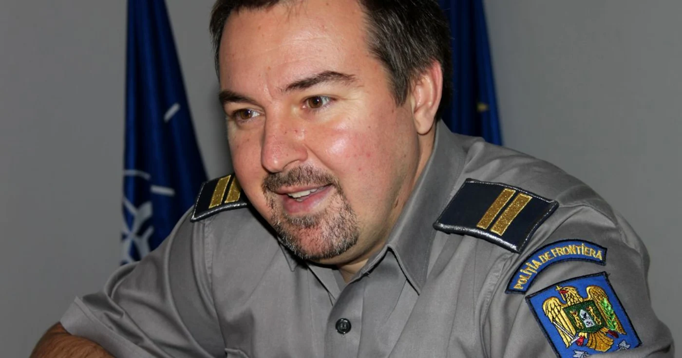 Agentul principal Marius Niculescu, erou de ocazie. FOTO Arhiva personală M. N.