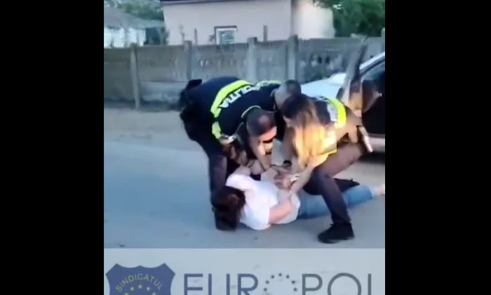 interventie a politiei, o soferita a refuzat sa se legitimeze