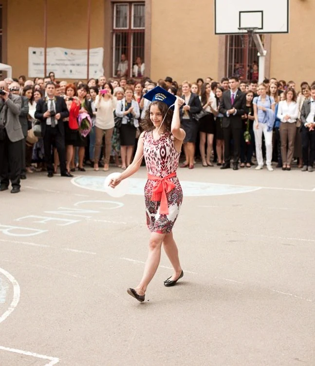 Tabiat Popan este unul dintre elevii clujeni care şi-au luat bacalaureatul cu media 10 FOTO: arhiva Tabita Popan