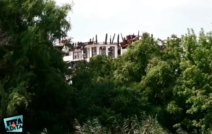 Așa arată azi palatul lui Columbeanu de la Izvoranu Sursa: Youtube