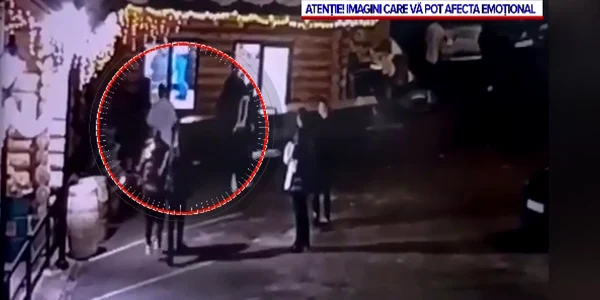 Captură cameră, momentul agresiunii de la Padina. FOTO StirileProtv