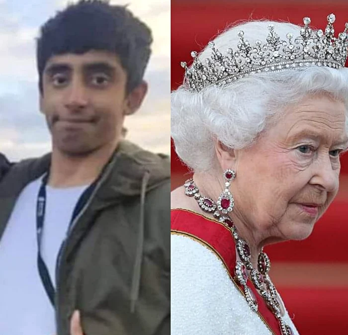 Jaswant Singh Chail a vrut s-o ucidă pe Regină Foto: The Sun/Getty Images