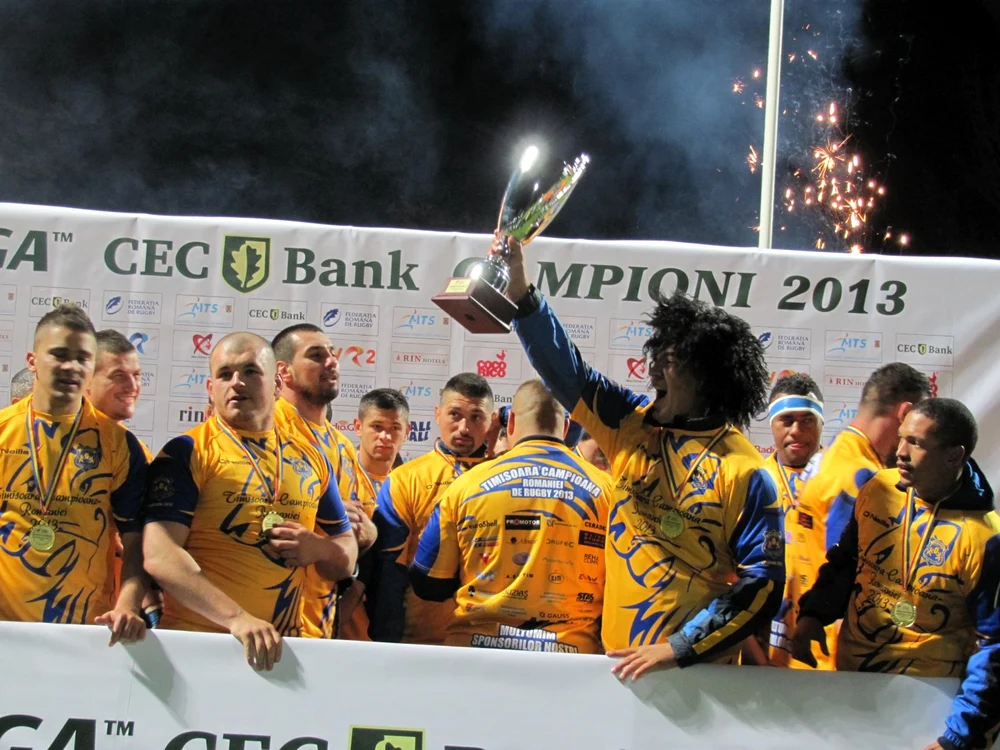 Campionii de la rugby îşi vor demonstra şi talentul la fotbal. FOTO: Arhivă