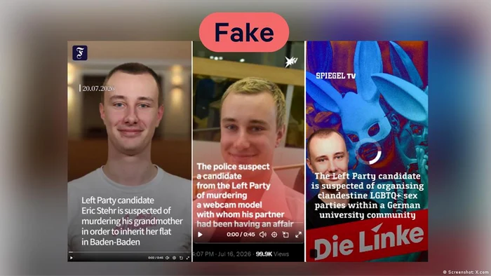 Videoclipuri false distribuite pe platforma X aduc acuzații grave candidatului partidului Die Linke