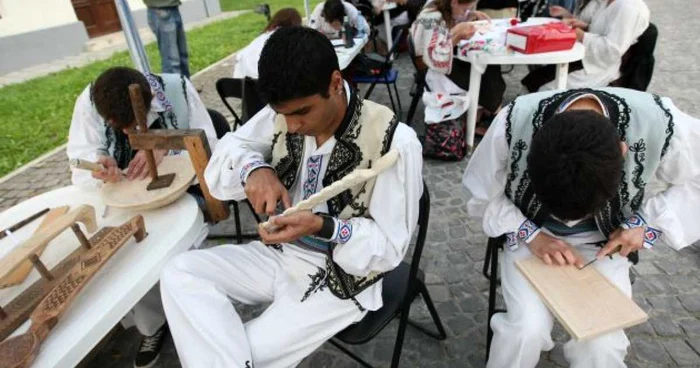 Olimpiada de meşteşuguri, la Casa Băniei foto: Laurenţiu Nica