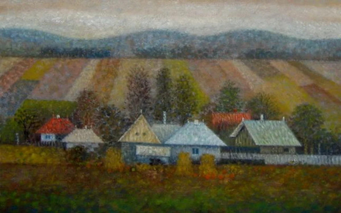 Peisaj realizat de pictorul Ion Grigore (foto: paztelart.ro)