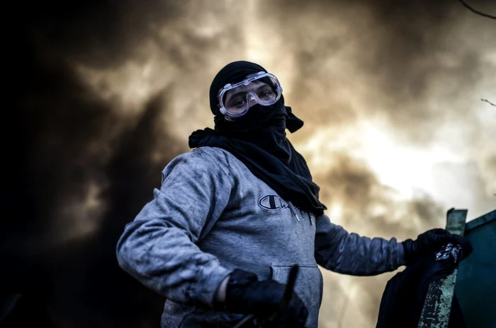 21 februarie - Proteste la Kiev, Ucraina FOTO Mediafax/AFP