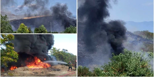 Incendiu în Hunedoara  Foto ISU Hunedoara  Adevărul jpg