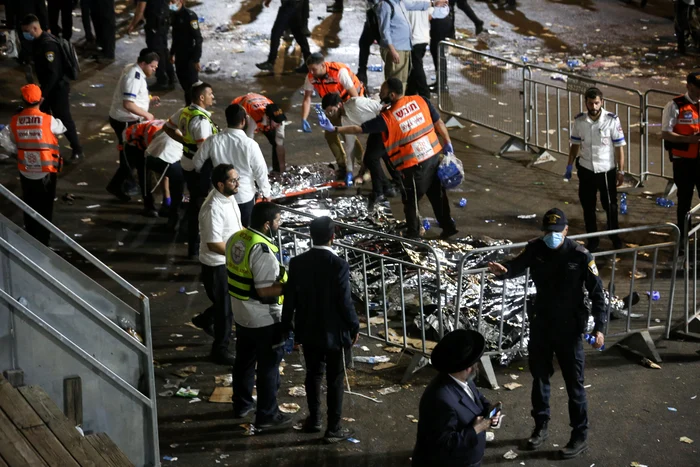 Prim-ministrul israelian a promis o anchetă „majoră” în cazul busculadei de proporțiifoto: EPA-EFE