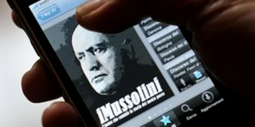 Aplicaţia iMussolini de la Apple