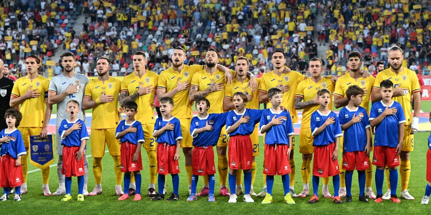 Naționala României care a făcut 0-0 cu Liechtenstein