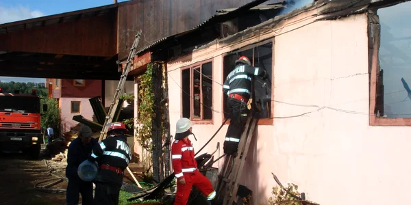 incendiu pompieri