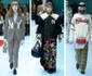 Un stil eclectic, cu combinaţii între pantaloni de stofă şi hanorace maxi, astfel poate fi caracterizată prezentarea Gucci  jpeg