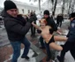 Proteste topless şi bătaie între deputaţi în parlamentul ucrainean reuters