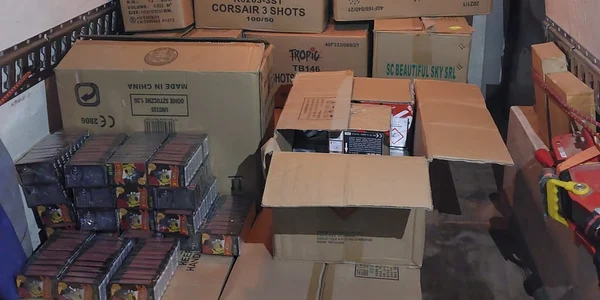 Captură impresionantă de articole pirotehnice la Vâlcea Foto Daciana Stoica jpeg