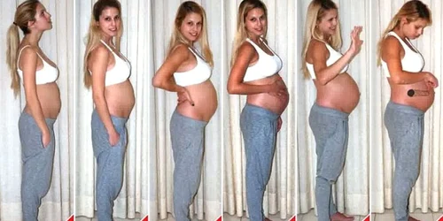   Tomer Grencel şi-a fotografiat soţia gravidă pe toată durata sarcinii FOTO Daily Mail