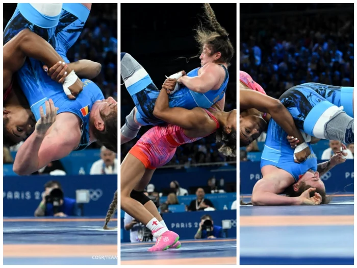 Cătălina Axente a fost doborâtă de rivala Kennedy Alexis Blades FOTO: COSR/Cristina Nistor