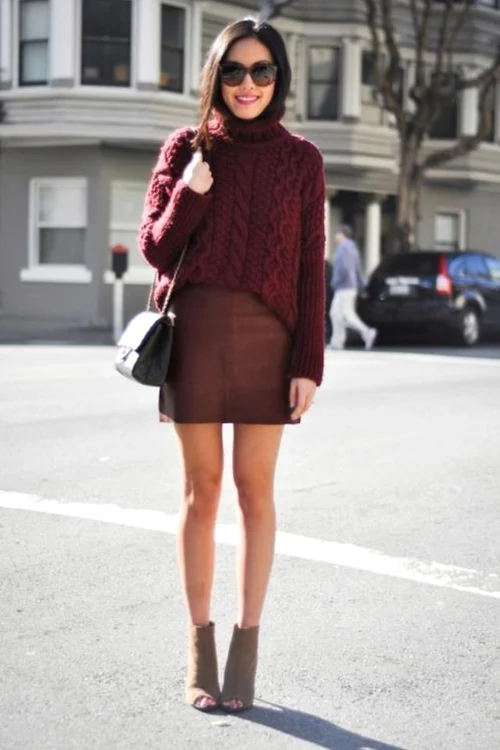large Fustany Style Ideas 21 Burgundy Outfits That You ll Totally Love for Winter Street Style 16 jpg jpeg