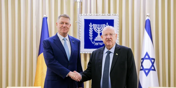 Klaus Iohannis şi Reuven Rivlin FOTO Adm Prez