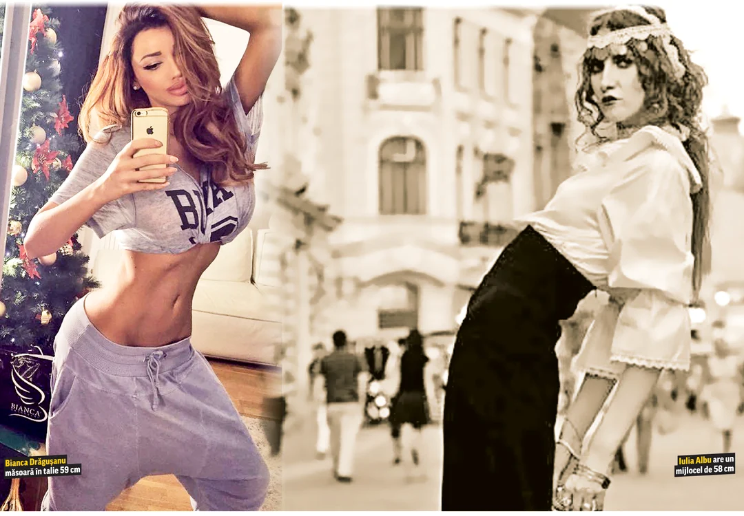 
    Bianca Drăguşanu munceşte la  sala de sport şi ţine diete ca să o  egaleze pe rivala Iulia Albu, care  face zilnic 500 de abdomene   