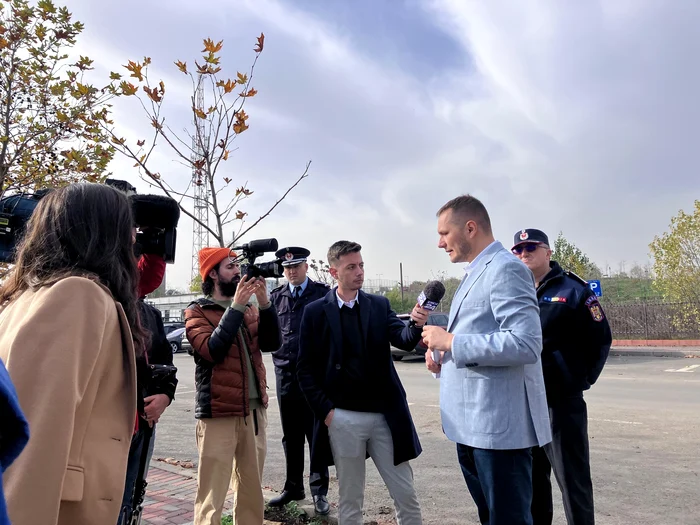 Andrei Nistor, pe teren. FOTO FB Grupul de Inițiativă Civică Pallady