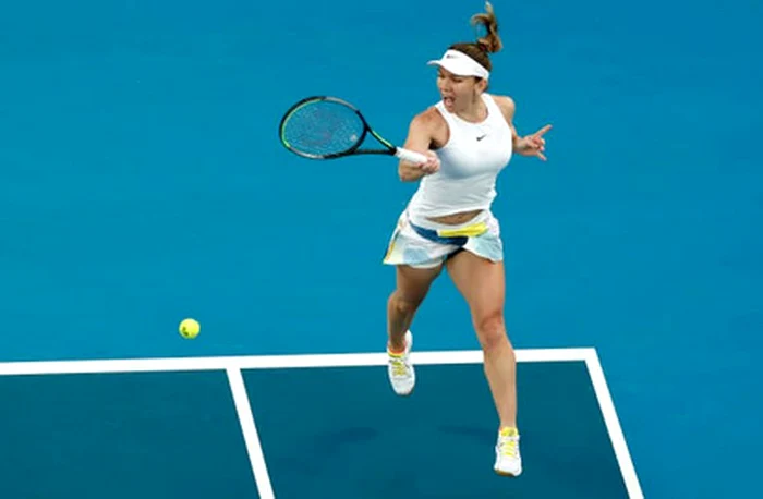 
    SImona Halep, în plină acțiune la Australian Open 2020FOTO: Guliver/ Gettyimages  