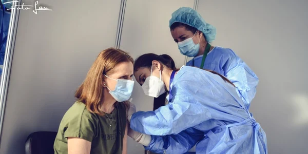 Maratonul vaccinării de la Timişoara FOTO RO Vaccinare
