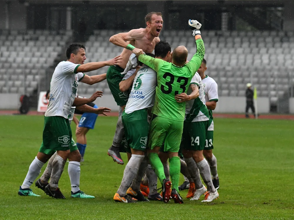 
    Jucătorii de la Sănătatea Cluj au eliminat Viitorul din Cupa României  