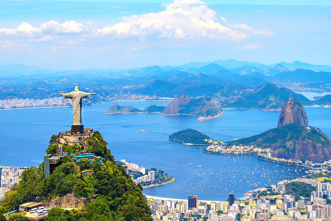Statuia lui Hristos Mântuitorul de la Rio de Janeiro FOTO EPA-EFE