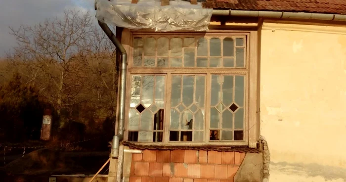 Casa se afla în pragul colapsului FOTO Cristian Borz