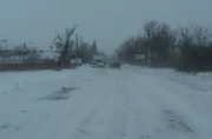 Codul portocaliu a închis deja drumurile din Prahova. FOTO Adevărul Ploieşti