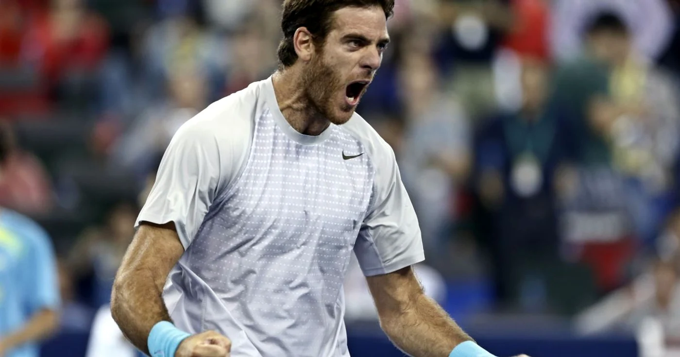 Juan Martin Del Potro a câştigat categoric meciul cu Rafael Nadal. FOTO: Reuters