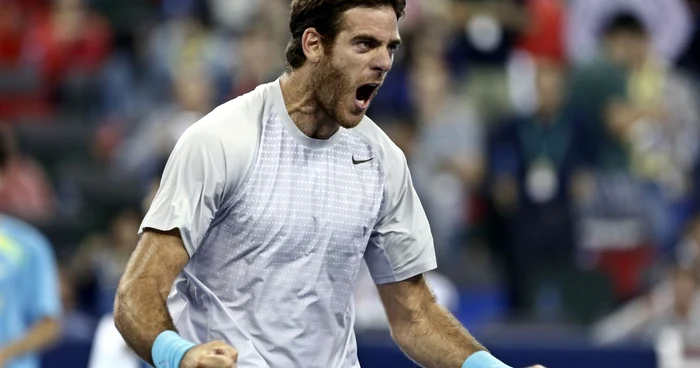 Juan Martin Del Potro a câştigat categoric meciul cu Rafael Nadal. FOTO: Reuters